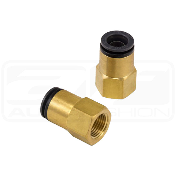SMC Straight Female – 1/4″ FNPT x 3/8″ PTC – DOT