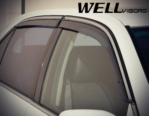 WELL VISOR LEXUS LS430 01-06 WITH CHROME TRIM