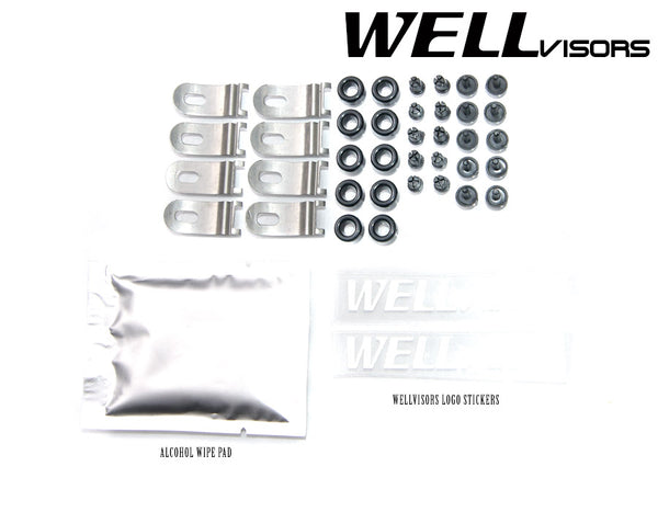 WELL VISOR LEXUS LS430 01-06 WITH CHROME TRIM