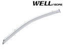 WELL VISORS LEXUS IS250 IS200T 14-19 WITH CHROME TRIM