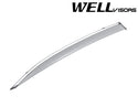WELL VISORS LEXUS IS250 IS200T 14-19 WITH CHROME TRIM