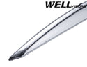 WELL VISORS LEXUS IS250 IS200T 14-19 WITH CHROME TRIM