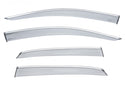 WELL VISOR FOR HONDA CIVIC 5 DOOR HATCHBACK 2017+ WITH CHROME TRIM