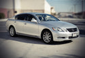 WELL VISOR FOR LEXUS GS300 GS350 GS430 GS450H GS460 06-11 WITH CHROME TRIM