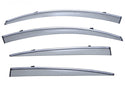 WELL VISOR FOR LEXUS GS300 GS350 GS430 GS450H GS460 06-11 WITH CHROME TRIM