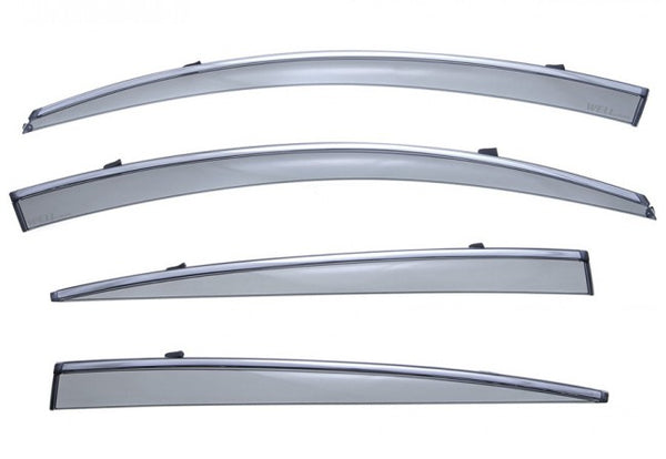 WELL VISOR FOR LEXUS GS300 GS350 GS430 GS450H GS460 06-11 WITH CHROME TRIM
