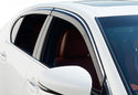 WELL VISOR FOR LEXUS GS350 GS450H GS200T GS300 13-20 WITH CHROME TRIM