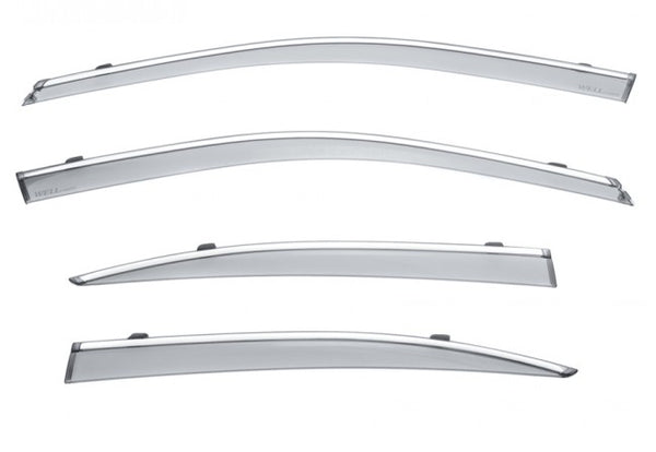 WELL VISOR FOR LEXUS GS350 GS450H GS200T GS300 13-20 WITH CHROME TRIM