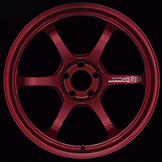 Advan R6 18x9.5 +45 5-120 Racing Candy Red Wheel