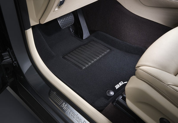 3D MAXpider 21-22 Tesla Model Y Elegant 1st 2nd Row - Floor Mat Set (Black)