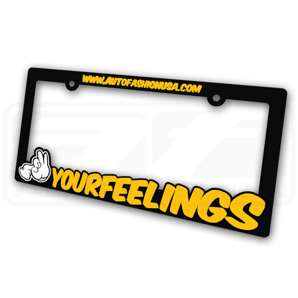 AF F*YOUR FEELINGS PLATE FRAME