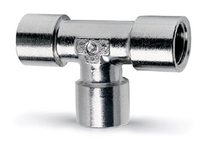 AIR SUSPENSION 1/2" Female Tee Nickel Plated