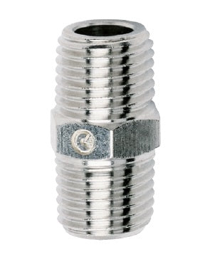 AIR SUSPENSION 3/8" Hex Nipple Nickel Plated