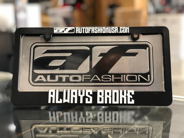 ALWAYSBROKE PLATE FRAME