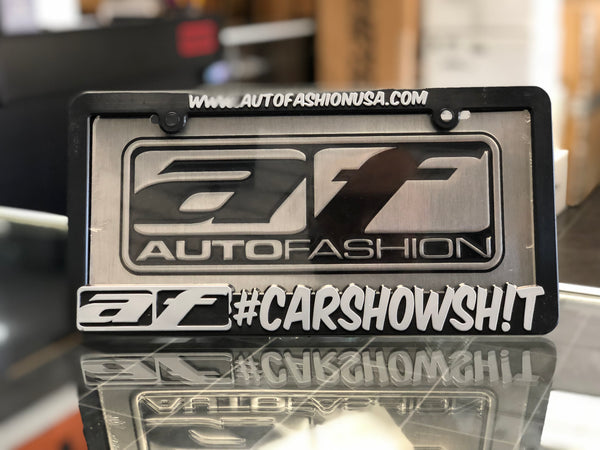 AF CARSHOWSH!T PLATE FRAME