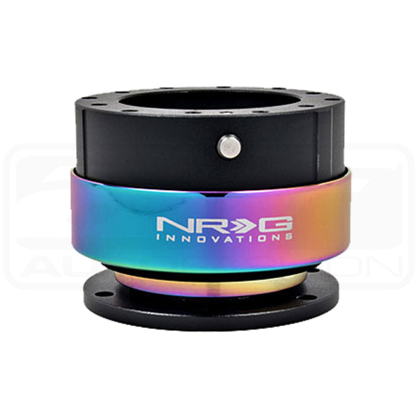NRG S/W QUICK RELEASE: 2.0 GEN (BLACK BODY/NEO CHROME RING)