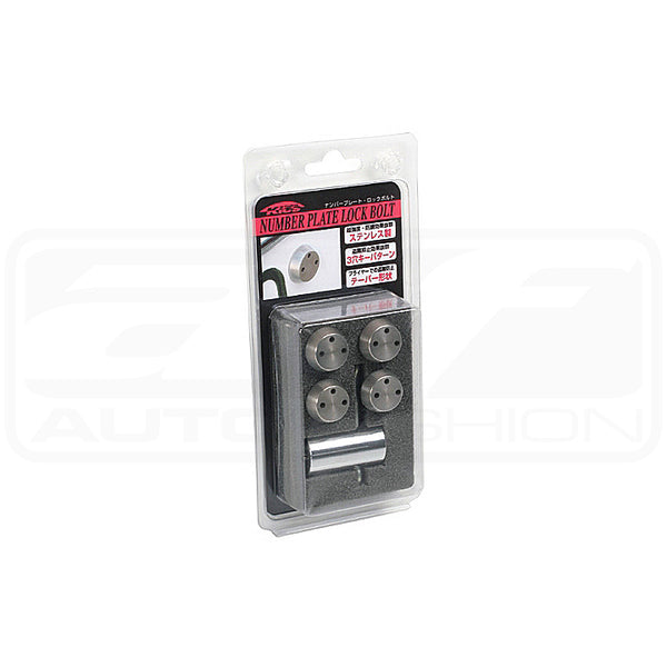PROJECT KIS LICENSE PLATE BOLTS (4-PCS W/KEY)