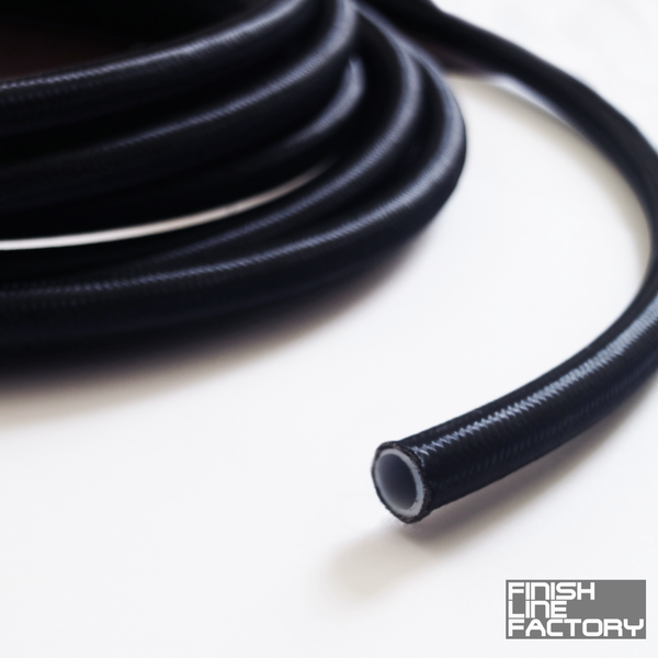 PTFE Hose w/ Braided Nylon - PER FT