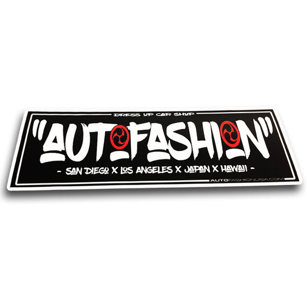 AF BRUSH BUMPER STICKER