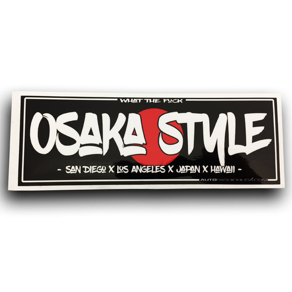 AF OSAKA STYLE BUMPER STICKER