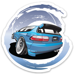 AF MINI CAR STICKER PACK