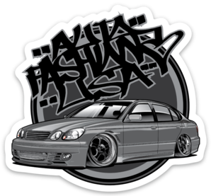 AF MINI CAR STICKER PACK