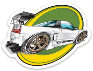 AF MINI CAR STICKER PACK