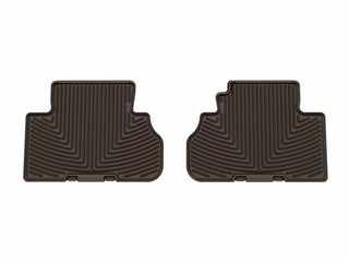 WeatherTech 18-25 Audi Q5 2nd Row Rear All-Weather Floor Mats - Cocoa