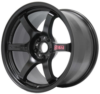 Gram Lights 57DR 17x9.0 +22 5x114.3 Semi Gloss Black Wheel