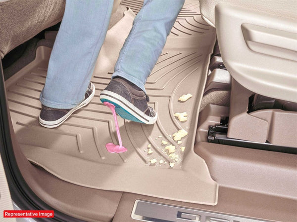 WeatherTech 17-25 Audi Q7 2nd Row Rear FloorLiner HP - Grey
