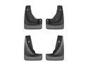 WeatherTech 24-26 Hyundai Santa Fe Front & Rear Mudflaps - Black