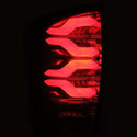 AlphaRex 16-21 Toyota Tacoma LUXX LED Taillights Blk/Red w/Activ Light/Seq Signal