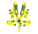 NRG SFI 16.1 5Pt 3 Inch Seat Belt Harness with Pads / Cam Lock - Neon Green