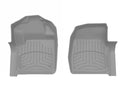 WeatherTech 17-19 Ford F-250/F-350/F-450/F-550 1st Row Front FloorLiner HP - Grey
