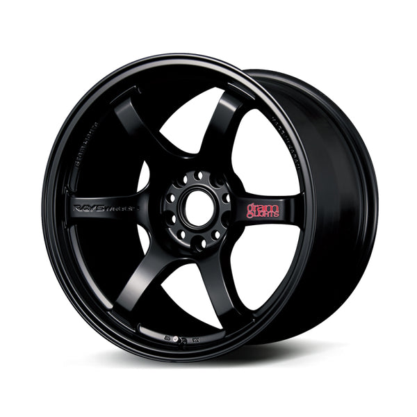 Gram Lights 57DR 18x9.5 +12 5-114.3 Semi Gloss Black Wheel