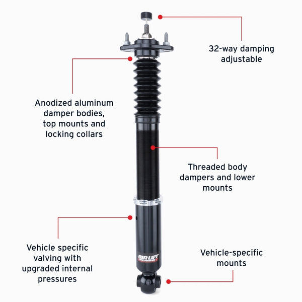 Air Lift Performance 82-93 BMW 3 Series E30 Rear Air Suspension Kit
