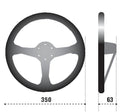 Sparco Steering Wheel L777 Leather Black