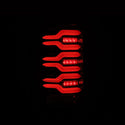 AlphaRex 14-18 GMC Sierra 1500/2500HD/3500HD LUXX-Series LED Tail Lights Alpha-Blk Actv Lgt Seq. Sig