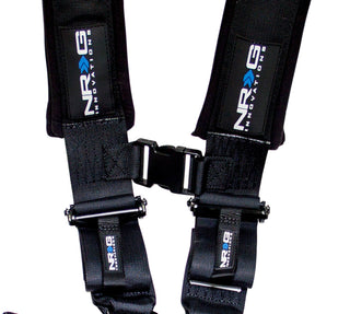 NRG SFI 16.1 5PT 3in. Seat Belt Harness / Latch Link - Black