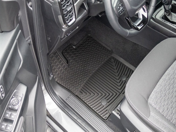 WeatherTech 24-25 Ford Ranger 1st Row Front All-Weather Floor Mats - Black