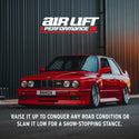 Air Lift Performance 82-93 BMW 3 Series E30 Rear Air Suspension Kit