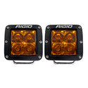 Rigid Industries D-Series Spot w/ Amber PRO Lens (Pair)