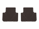 WeatherTech 17-25 Audi Q7 2nd Row Rear All-Weather Floor Mats - Cocoa