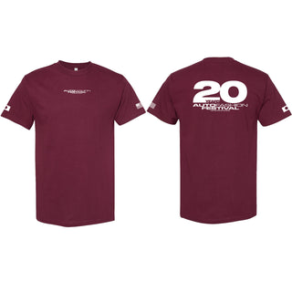 Buy burgundy-no-longer-available AF FESTIVAL TSHIRT 2024