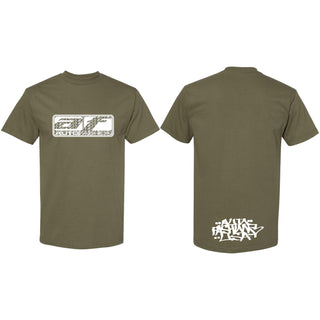 AF MONOGRAM T SHIRT MIL GREEN