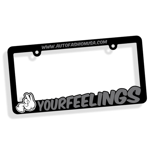 AF F*YOUR FEELINGS PLATE FRAME 2025