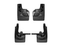 WeatherTech 18-22 Jeep Wrangler Front & Rear Mudflaps - Black