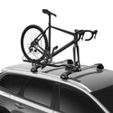Thule FastRide Fork-Mount Roof Bike Rack (For Quick-Release Bikes/Adapter Req. for Thru-Axle) - Blk