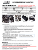 HKS Subaru ZN8/ZD8 Cold Air Intake Full Kit