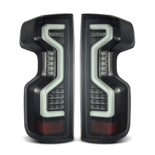 AlphaRex 19-23 Chevrolet Silverado 1500/2500HD/3500HD PRO-Series LED Tail Lights Jet Black